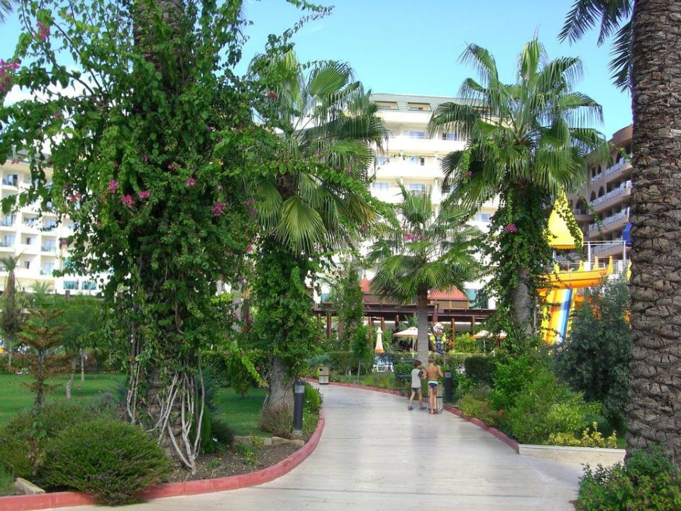 Gartenanlage Richtung Poolbar Saphir Resort & Spa