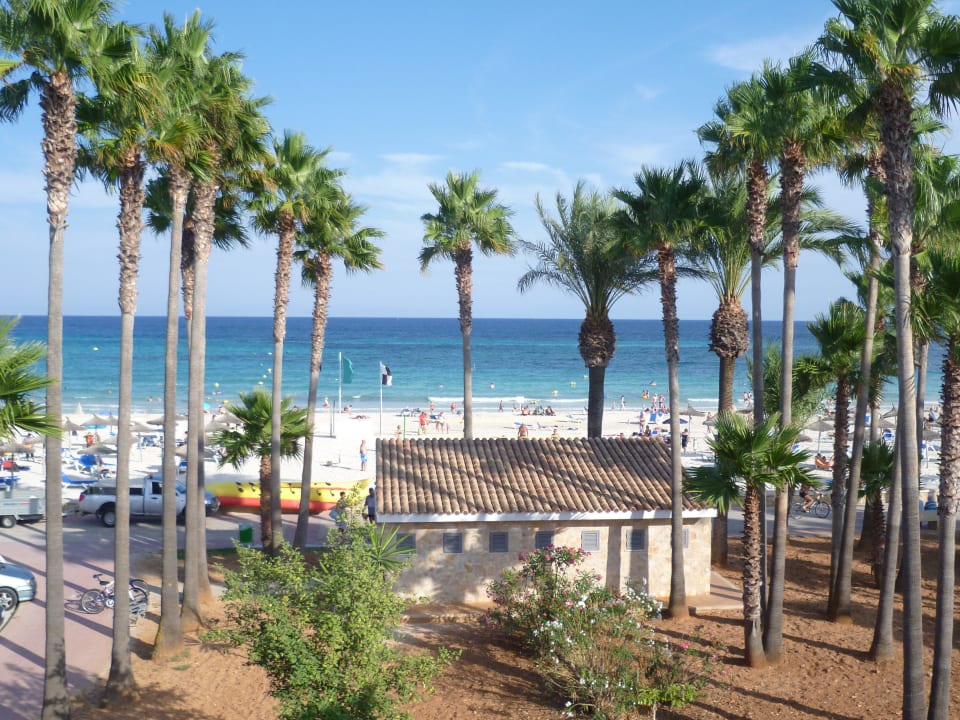 Ausblick vom Balkon Hipotels Mediterraneo Club