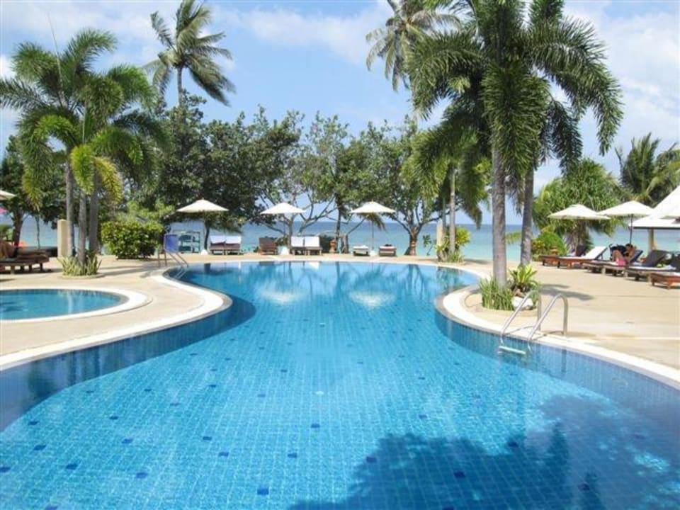 Pool und Meer Long Bay Resort Koh Phangan