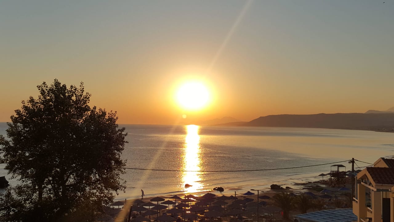 Ausblick vom Balkon Hotel Corissia Princess