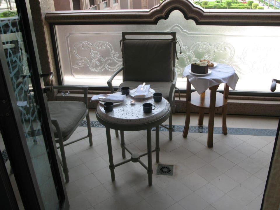 Auf dem Balkon Emirates Palace Mandarin Oriental
