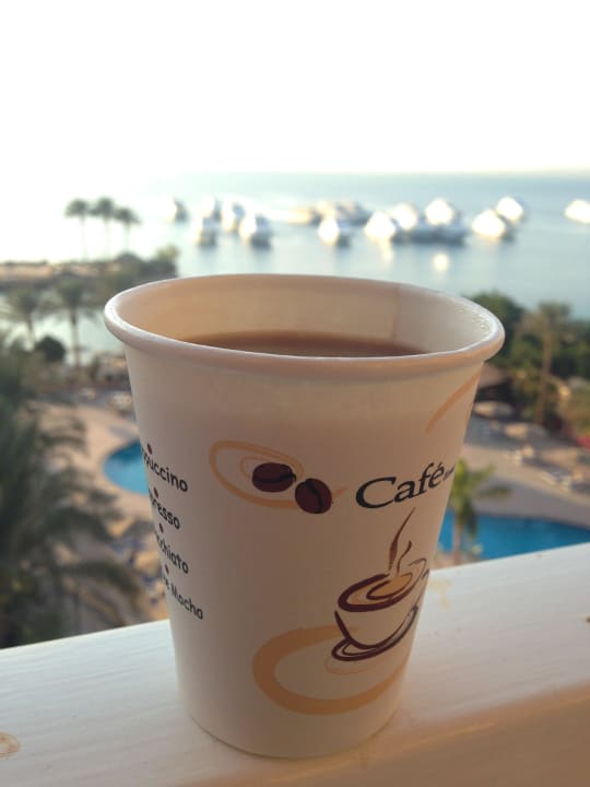 View from my room with Nescafe   Marriott Hurghada Beach Resort