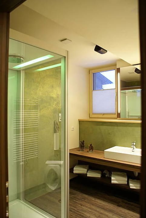 Dusche mit Dampfbad Apartments Wetterloch