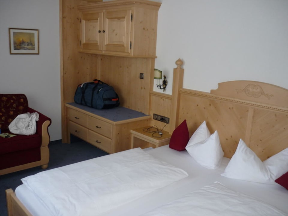 Eines der schönen Zimmer im Gästehaus Landhotel Gockelwirt