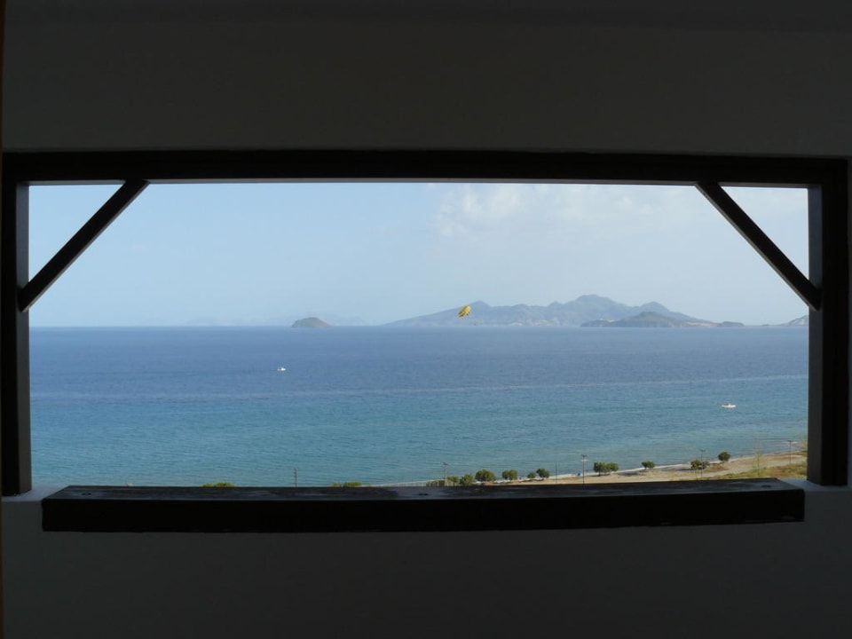 Ausblick von Zimmer 661 aufs Meer Lagas Aegean Village