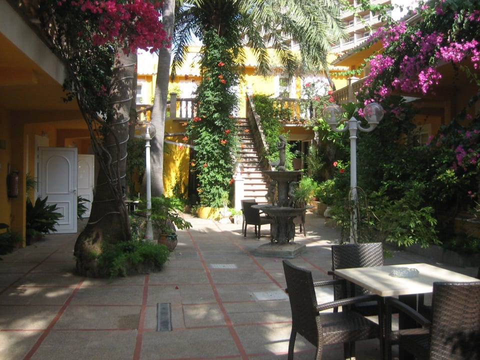Innenhof Hotel Cupidor