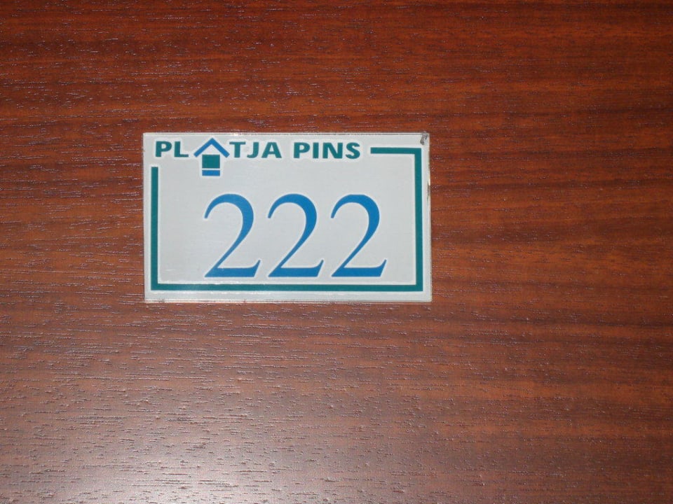 Zimmerschild  Apartments Platja Pins