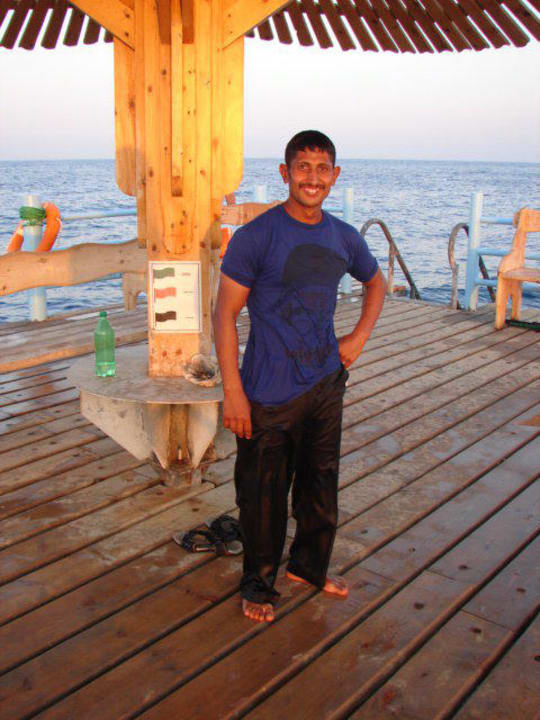 Mitch von Baywatch Bademeister am Steg Three Corners Happy Life Beach Resort