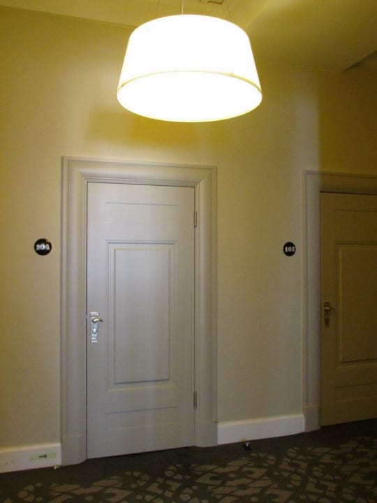 Entrance to Presidential suite #104 Hotel Scandic Palace Copenhagen