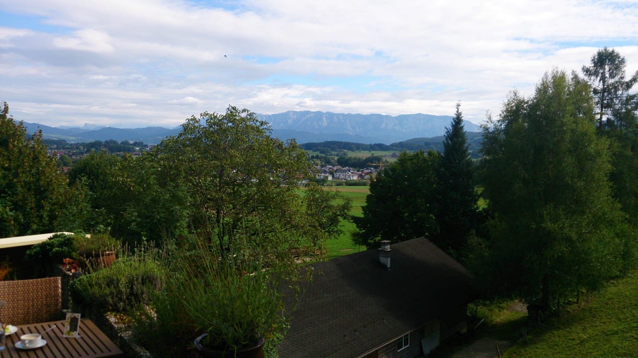 Traumhafter Blick von der Terrasse Hotel Winzer - Nur wir Zwei