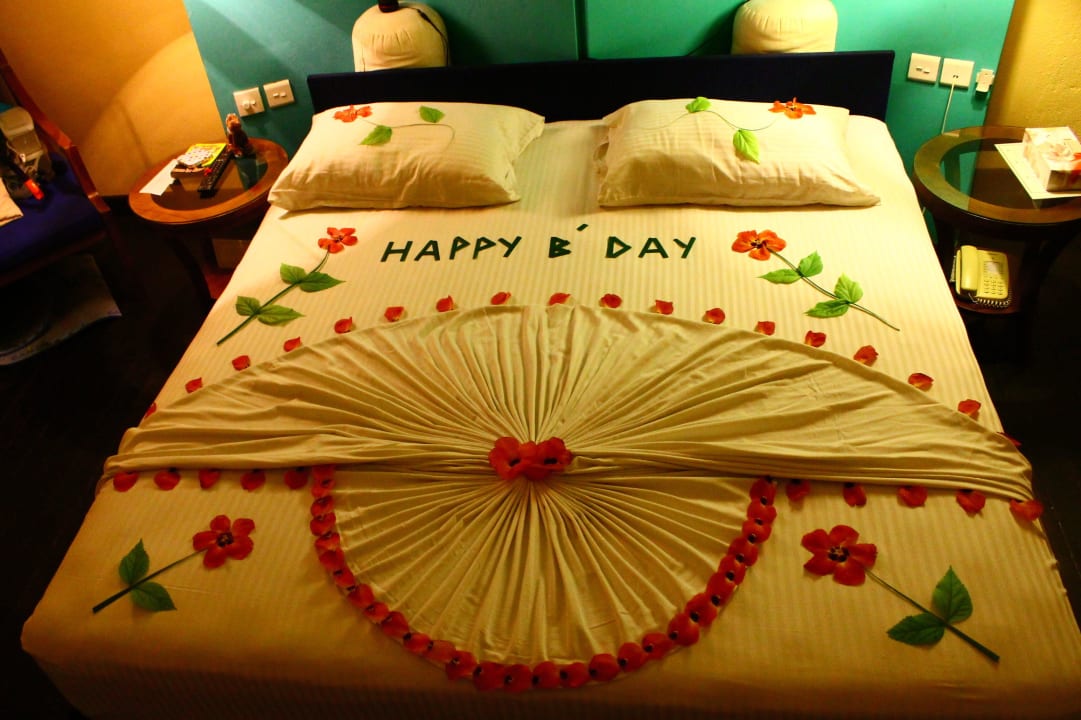 Vielen Dank ans Hotel für diese Überraschung! Adaaran Select Meedhupparu Island Resort - Premium All Inclusive