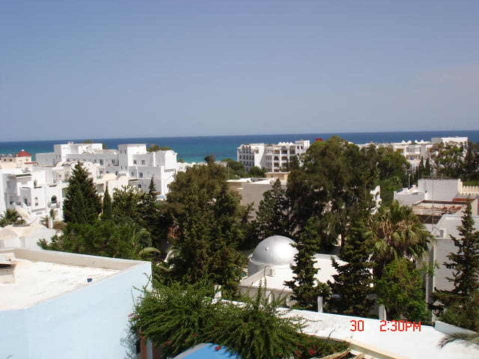 Widok z balkonu Hotel Le Khalife