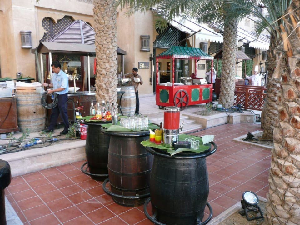 Auf der Terrasse des Mina A'Salam Jumeirah Mina Al Salam