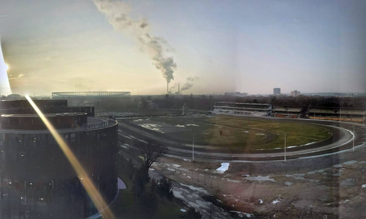 Blick aus dem Saunabereich Courtyard by Marriott Vienna Prater/Messe