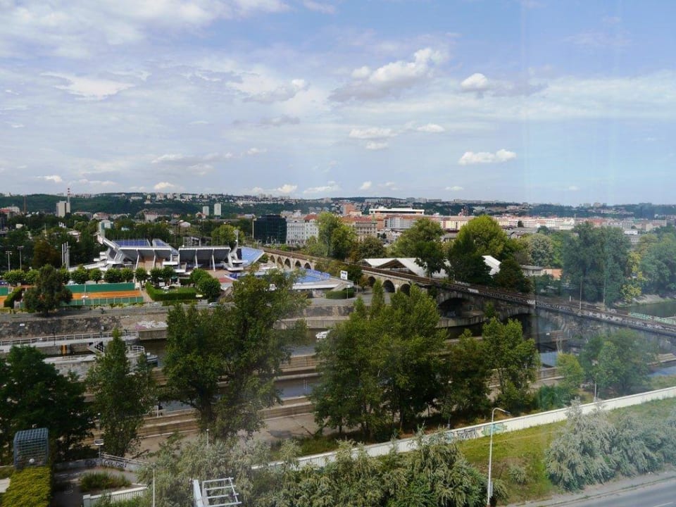Ausblick vom Zimmer Hilton Prague