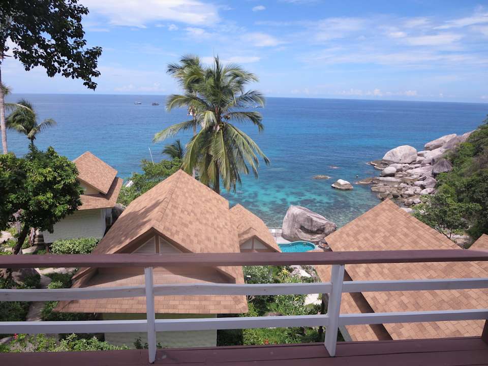 Blick vom Balkon Hotel Koh Tao Hillside Resort