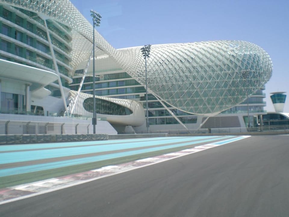Fotografiert von der Rennstrecke W Abu Dhabi - Yas Island