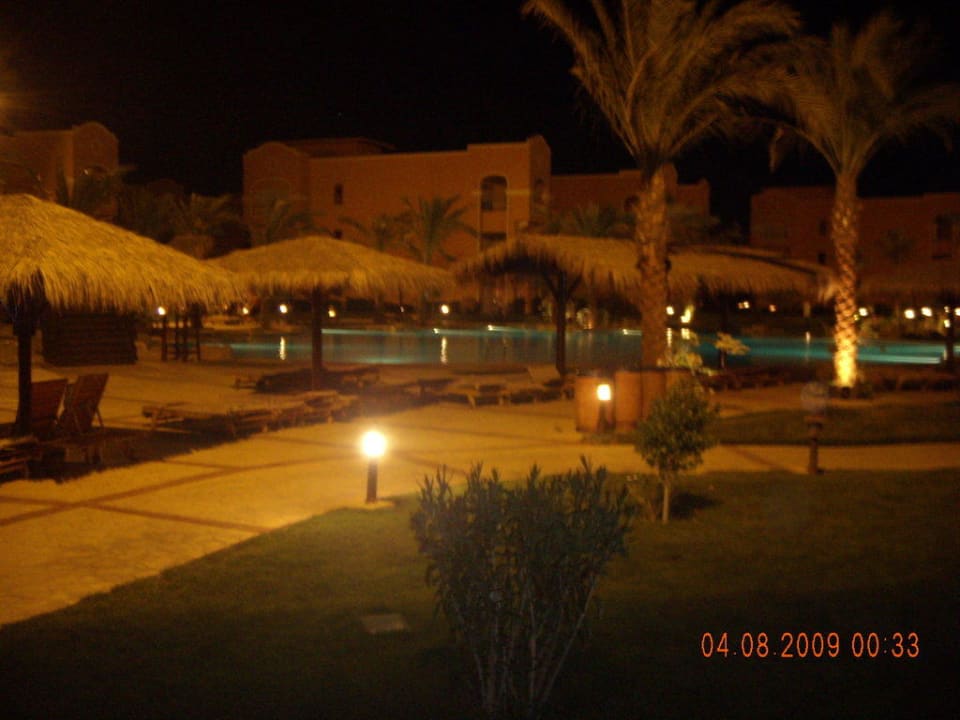 Gartenanlage bei Nacht Sentido Caribbean World Soma Bay