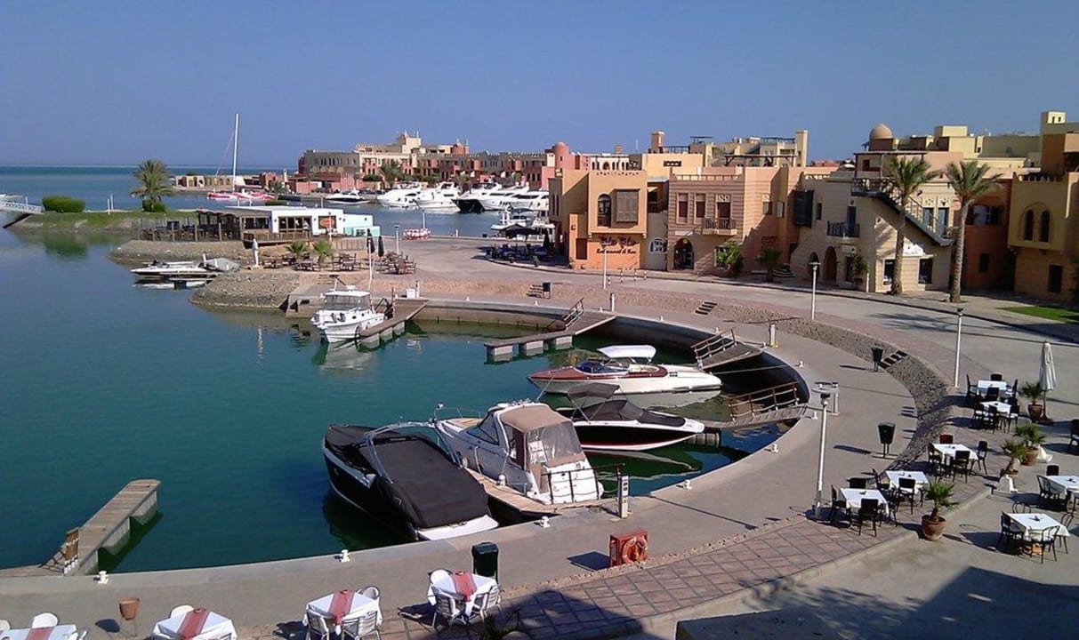 Blick vom Balkon Captain's Inn Hotel