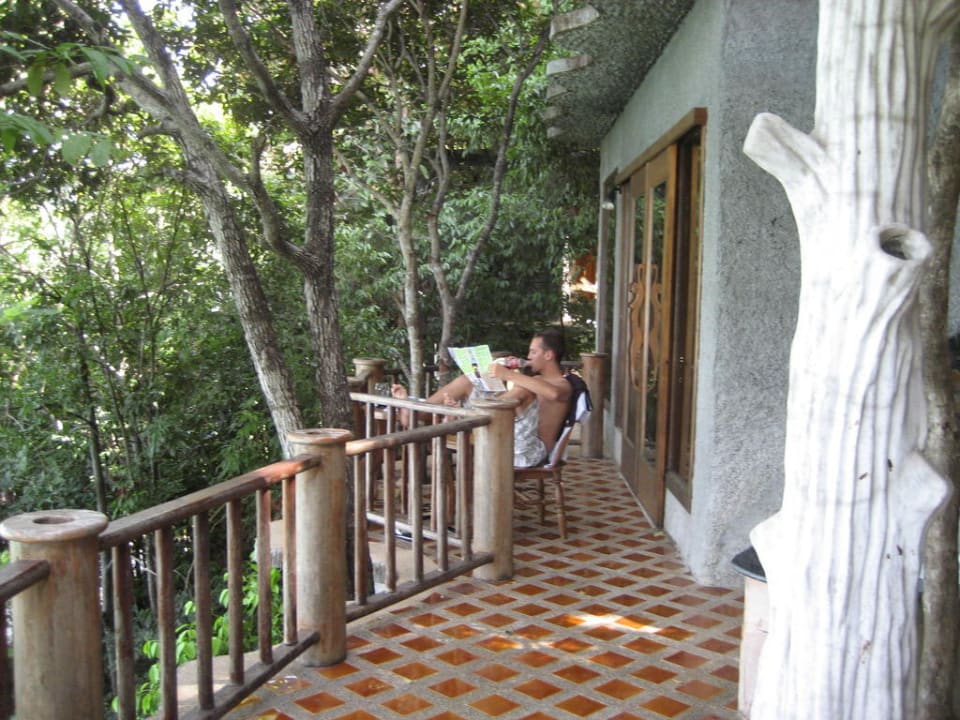 Unserer Terrasse! Panviman Resort Koh Phangan