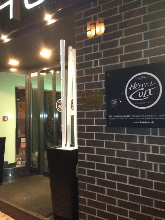 Sieht "kultig" aus Hotel Cult Frankfurt City