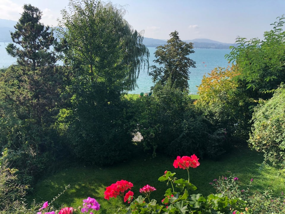 Ausblick Strandhotel Weyregg