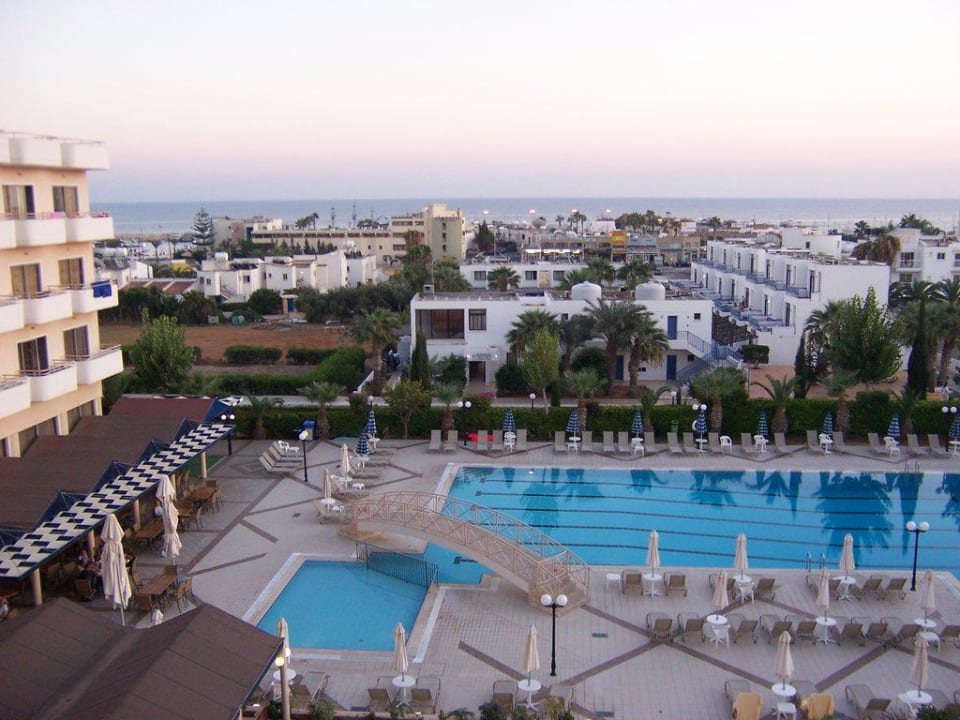 Aussicht Balkon 3.OG Hotel Nestor