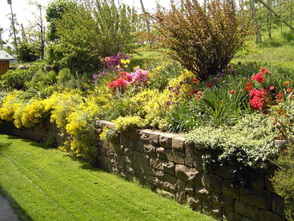 Gartenanlage am Haus Oberangerhof