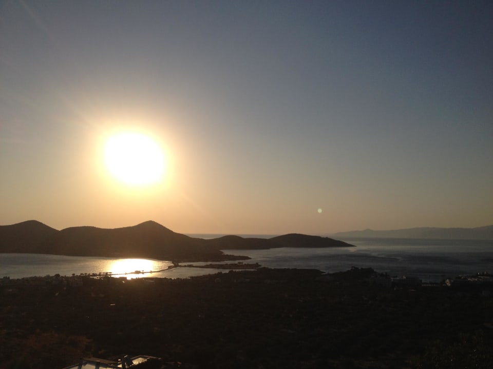 Der morgendliche Sonnenaufgang Elounda Residence Resort & Waterpark