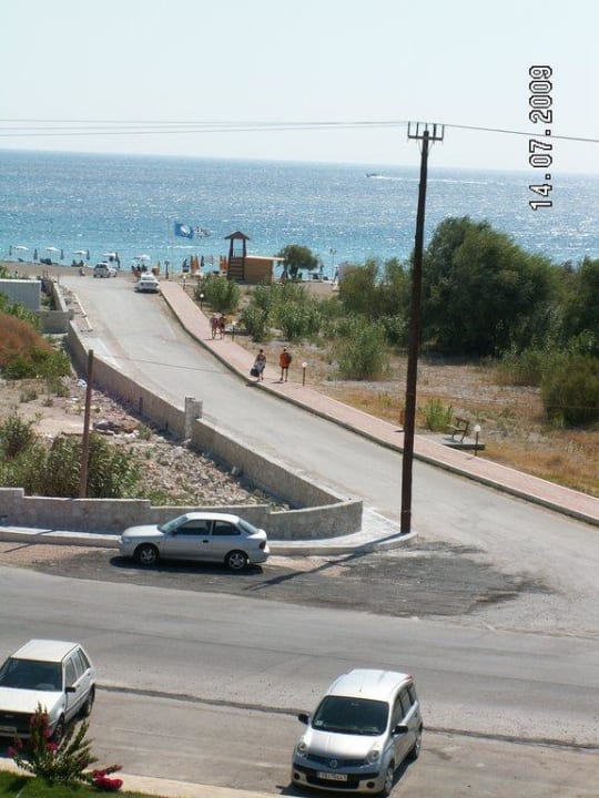 Weg zum Strand Atlantica Mikri Poli Rhodes