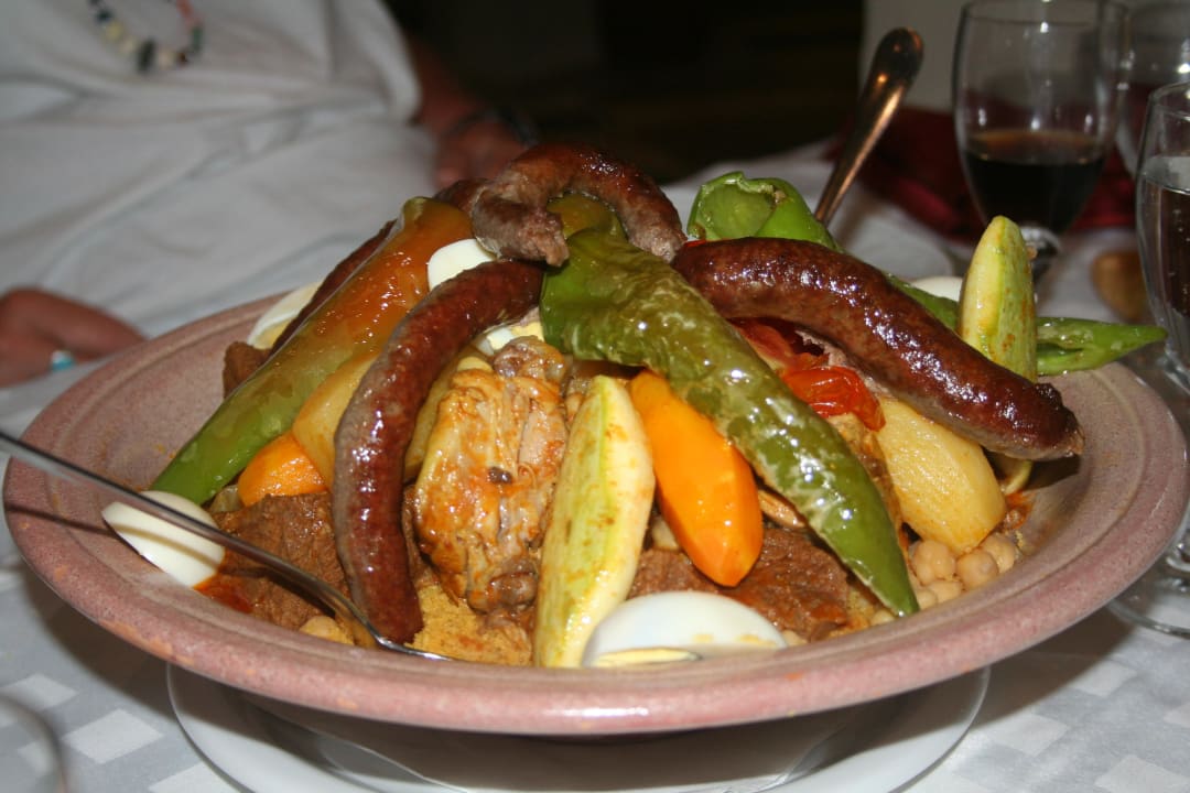 Couscous im tunesischen Restaurant Caribbean World Thalasso Djerba