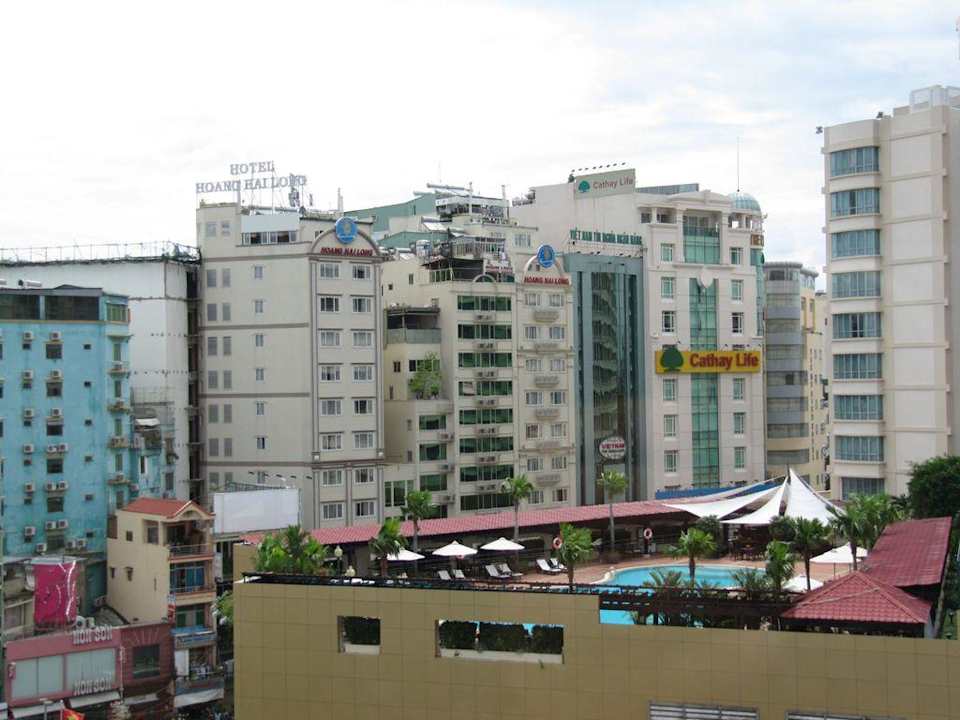 Blick vom Zimmer Hotel Le Duy