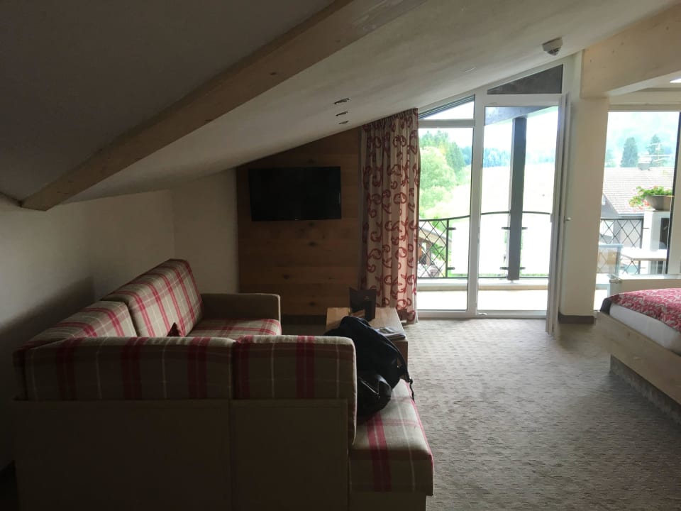 Wohnbereich im Hauptzimmer Parkhotel Burgmühle