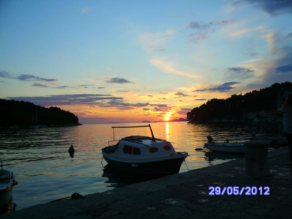 Sonnenuntergang Hotel Supetar Cavtat