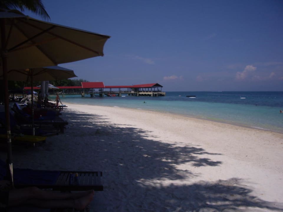 Pier links vom Tuna Bay Perhentian Tuna Bay Island Resort