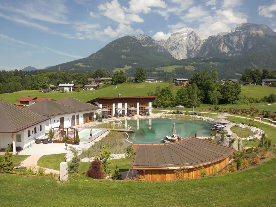 Naturbadessee mit Rundumbergblick Wellnesshotel Zechmeisterlehen