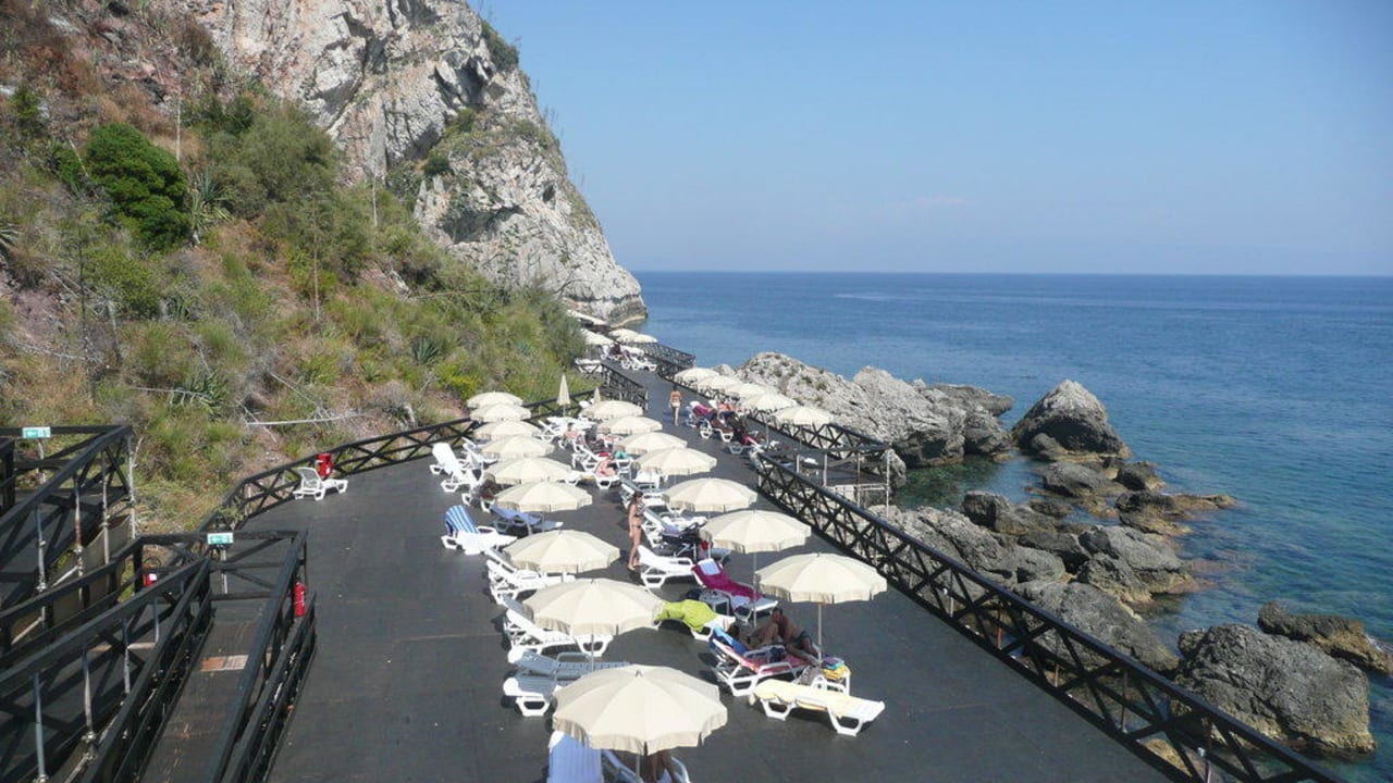 Badeplattform Capo dei Greci Taormina Coast Resort Hotel & Spa