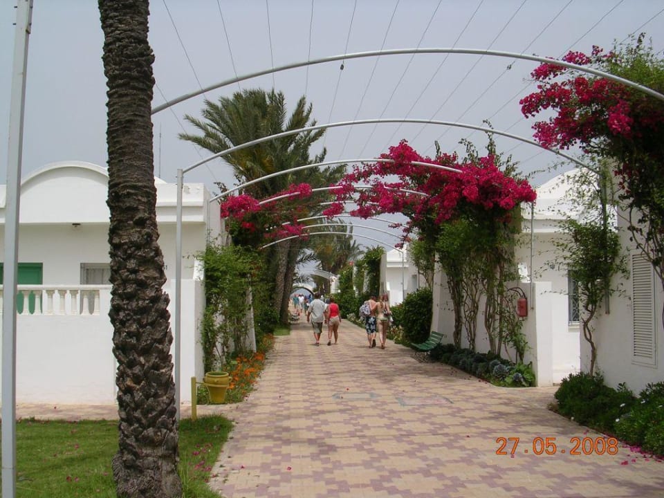 vom Strand zum Hotel El Mouradi Club Kantaoui