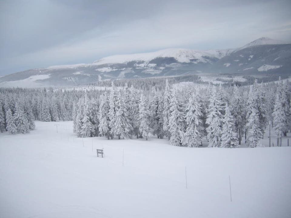 Ausblick vom Hotel Cerna Bouda Hotel Černá bouda