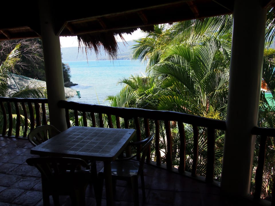 Ausblick vom Zimmer Dolphinbay Beachfront & Dive Resort