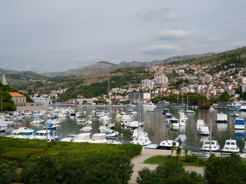 Ausblick vom Balkon Apartments Batala