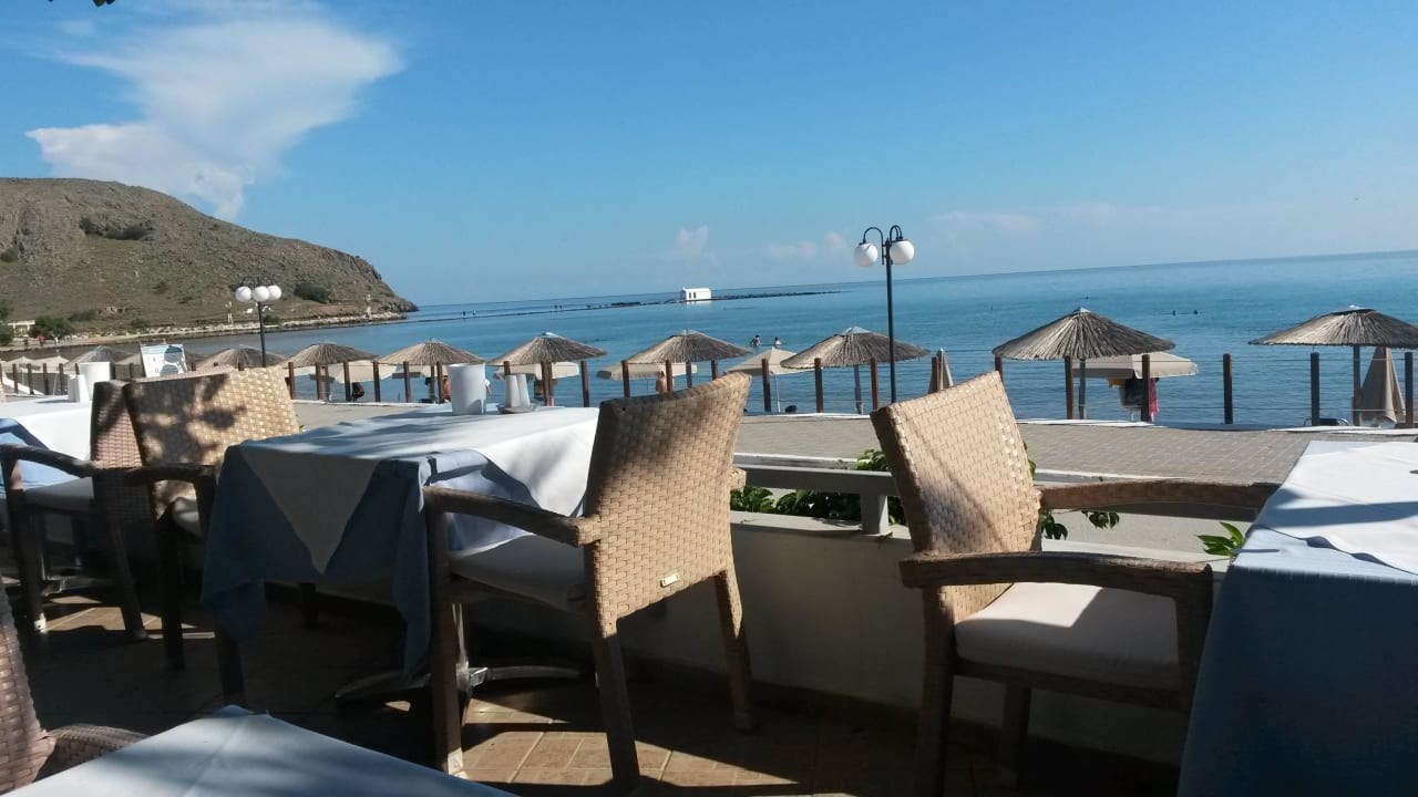 Blick vom Restaurant aus Corissia Beach Hotel