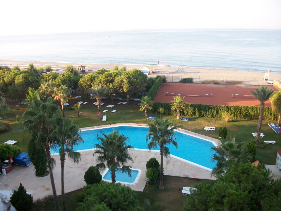Ausblick vom Balkon Club Turtas Beach Hotel
