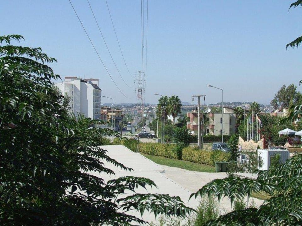 Blick vom Aussenrestaurant nach Kumkoy Dream Family Club