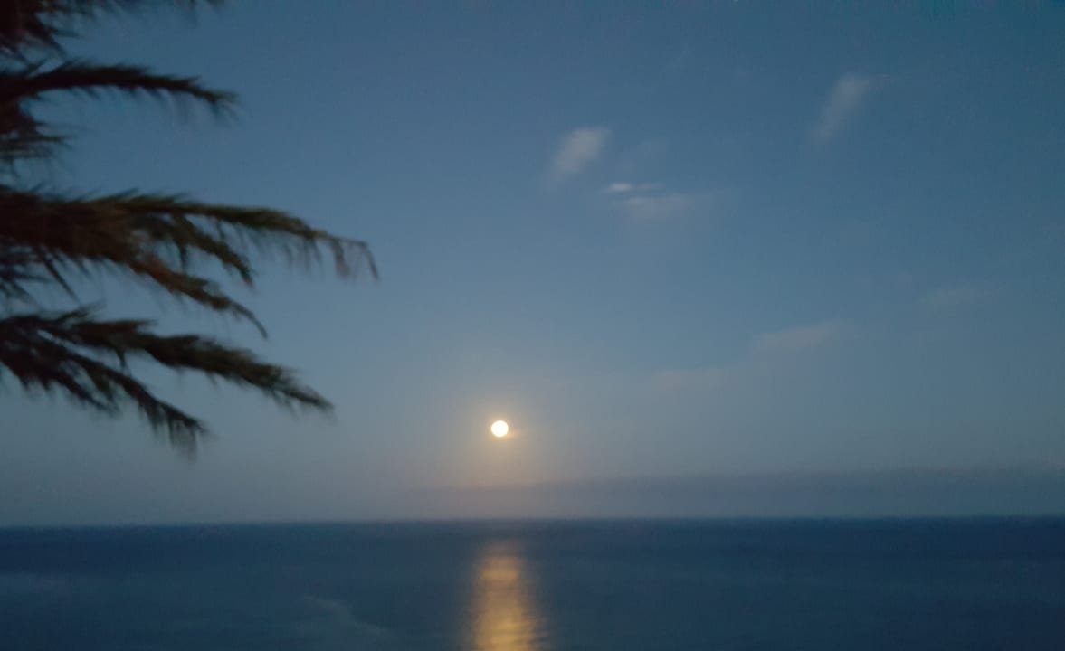 Mondaufgang vom Balkon aus  Hotel Santa Ana