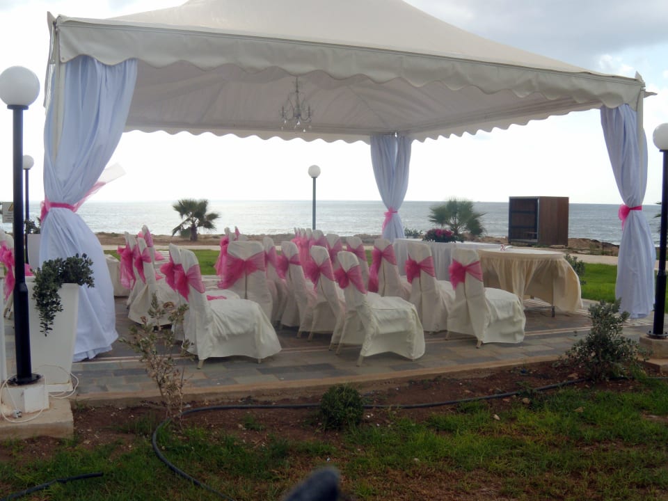 Ein Hochzeitspavillon Kefalos Beach Holiday Village