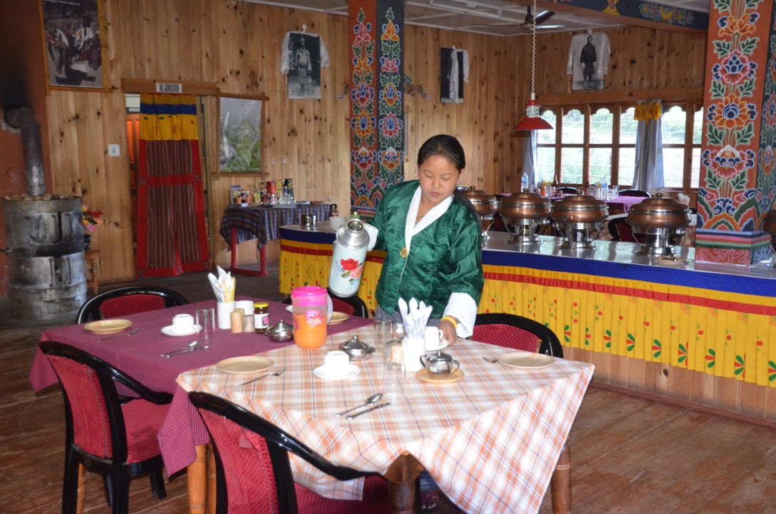 Speisesaal am Morgen The Rigsum Lodge