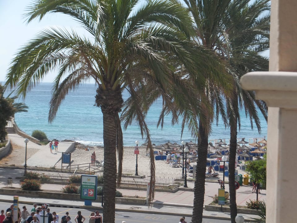 Ausblick vom Balkon (Zimmer mit seitl. Meerblick) R2 Lago Playa Park