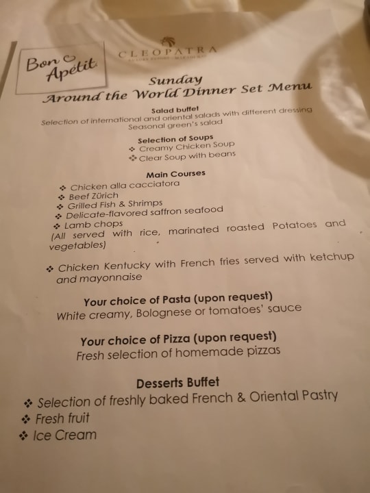 Gastro Cleopatra Luxury Resort Makadi Bay