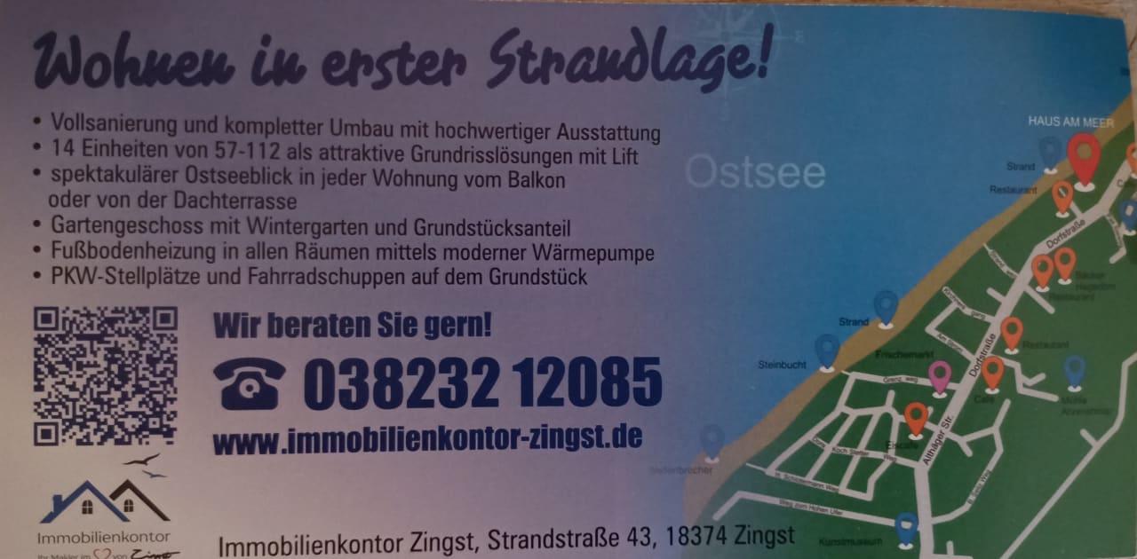 Außenansicht Haus am Meer